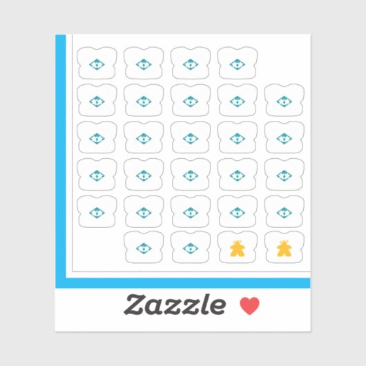 T-Shirt-Aufkleber - Mainboard-Game-Duo Aufkleber (Blatt)