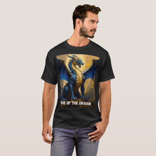 T - Shirt-Aufstieg des Drachen T-Shirt (Vorne ganz)