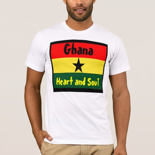 T - Shirt aus Ghana-Herz und Soul (Vorderseite)
