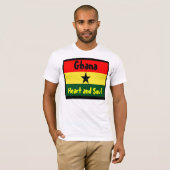 T - Shirt aus Ghana-Herz und Soul (Vorne ganz)
