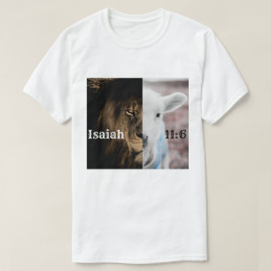T-Shirt aus Löwen und Lamm