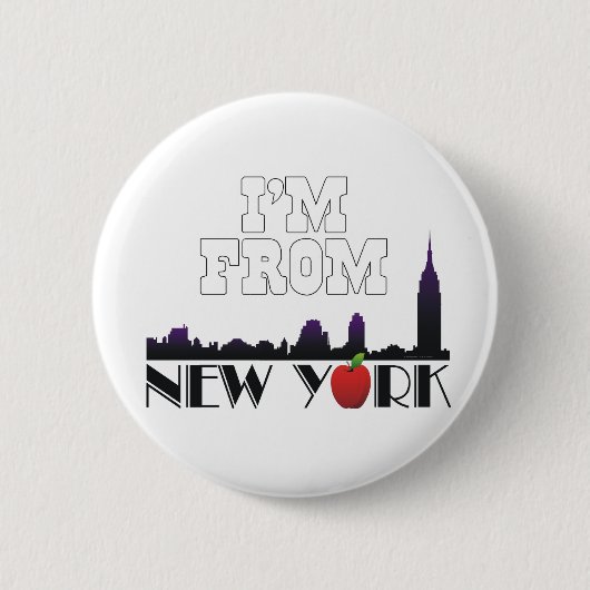 T-SHIRT aus New York Button (Vorderseite)