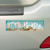 T-SHIRT aus Oklahoma Autoaufkleber (Auf Auto)