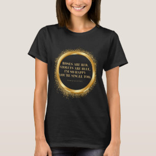 T - Shirt aus Schwarz und Gold