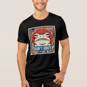 T-Shirt aus Tri-Blend: Gehorche nicht dem Portland Tri-Blend Shirt