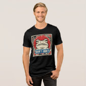 T-Shirt aus Tri-Blend: Gehorche nicht dem Portland Tri-Blend Shirt (Vorderseite voll)