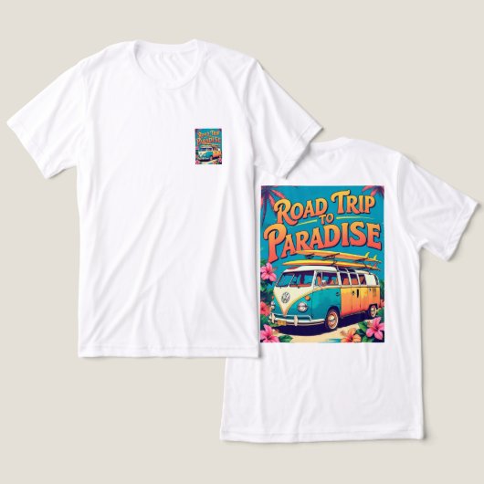 T - Shirt - Ausflug ins Paradies (Design vorne & hinten)