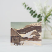 T-Shirt Austrian Winter Postkarte (Stehend Vorderseite)