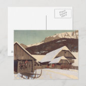 T-Shirt Austrian Winter Postkarte (Vorne/Hinten)