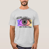 T - Shirt "Autismus - die Welt anders sehen" (Vorderseite)