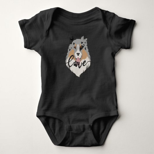 T - Shirt Baby Bodysuit (Vorderseite)
