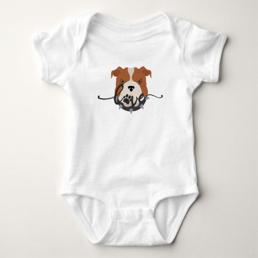 T - Shirt Baby Bodysuit (Vorderseite)