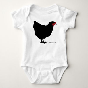 T - Shirt BABY JERSEY BODYSUIT ROOSTER & A KISS