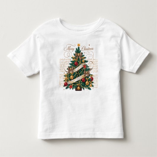 T-Shirt-Baby Merry Christmas Kleinkind T-shirt (Vorderseite)