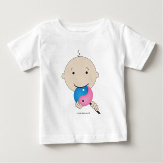 T - Shirt - Baby mit yin Yang-Lutscher