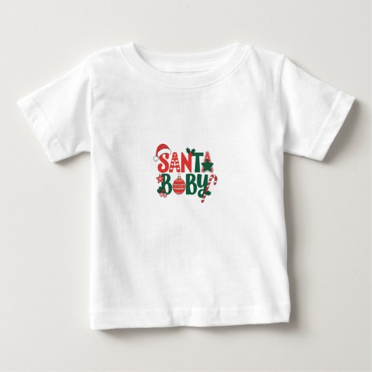 T - Shirt Baby - Santa Baby (Vorderseite)