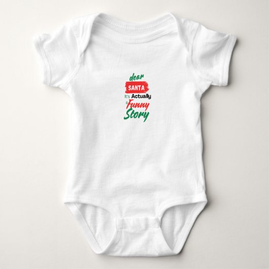 T - Shirt Baby Santa, es ist eigentlich eine lusti (Vorderseite)