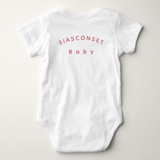 T-Shirt Baby Strampler (Rückseite)