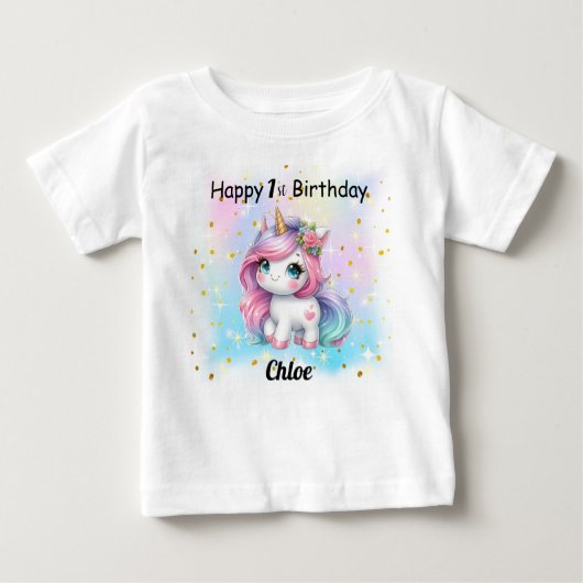 T-Shirt Baby Unicorn  (Vorderseite)