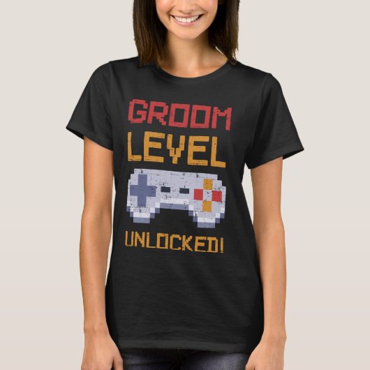 T-Shirt-Bachelor-Teil für nicht verschlossene Game T-Shirt (Vorderseite)