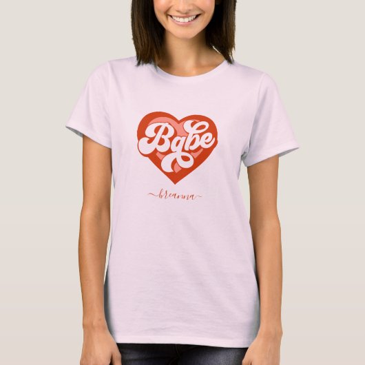 T - Shirt Bachelorette Retro Bride T-Shirt (Vorderseite)