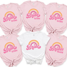 T - Shirt Bachelorette Retro Bride T-Shirt