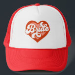 T - Shirt Bachelorette Retro Truckerkappe<br><div class="desc">Bachelorette Retro Trucker Hat Vintag Bride zu Bride's Maid BrideStamm T - Shirt Bachelorette Bride</div>