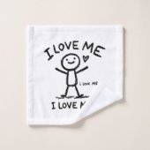 T-Shirt Badhandtuch Set (Waschlappen)