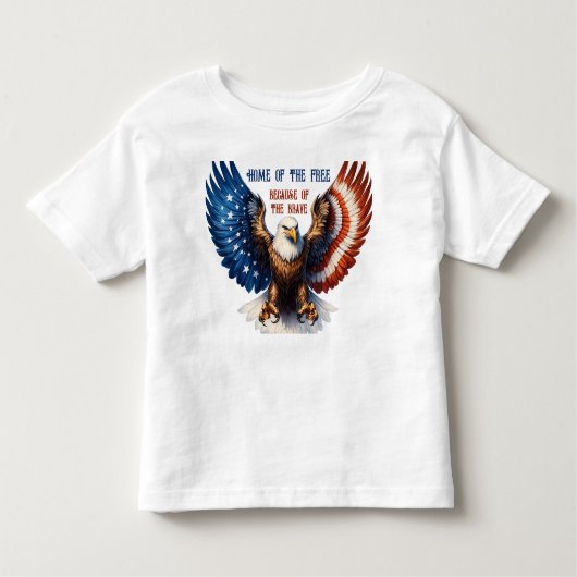 T - Shirt Bald Adler und lebendige Sterne und Stre (Vorderseite)