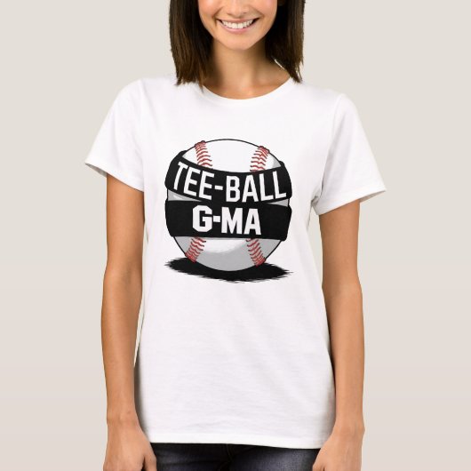 T-Shirt-Ball G-Ma Funny Teeball Oma T-Shirt (Vorderseite)