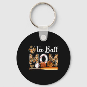 T-Shirt Ball Niedliche Mama Leopard Kostüm Basebal Schlüsselanhänger