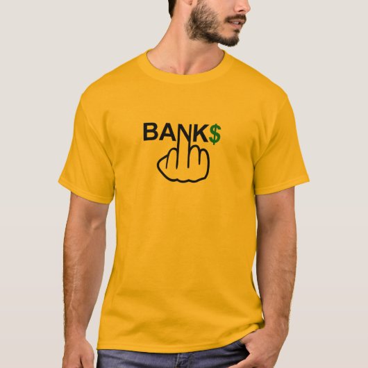 T - Shirt Banks korrupt (Vorderseite)