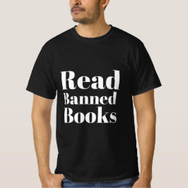 T - Shirt "Banned Books" lesen - Kostenlose Ausdrü