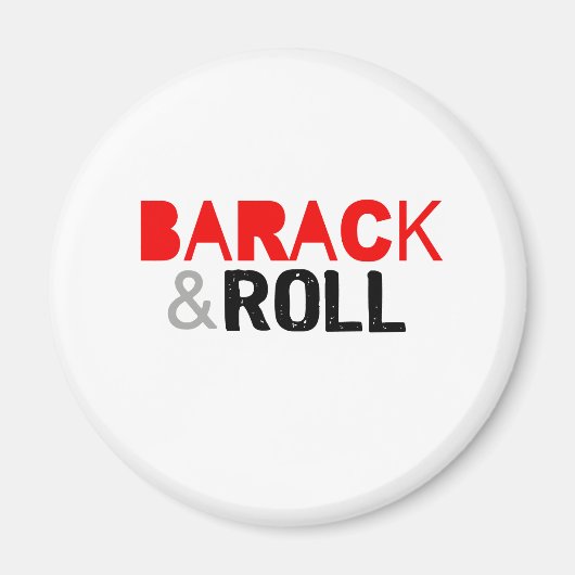 T - Shirt Barack & Roll Magnet (Vorne)