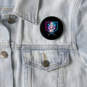 T-Shirt Baseball Drip 8. Geburtstag Zuhause Button (Beispiel)