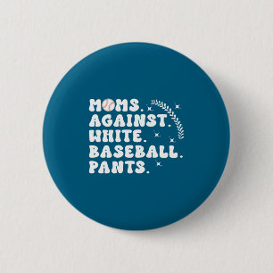 T-Shirt Baseball-Mütter Baseball-Spieltag Button