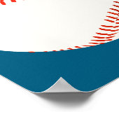 T-Shirt Baseball Poster (Ecke)