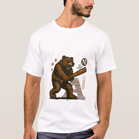 T-Shirt Baseballspieler (Vorderseite)