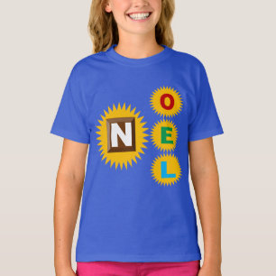 T-shirt basisches blaues königliches WEIHNACHTEN
