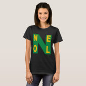 T-shirt basisches schwarzes Design WEIHNACHTEN (Vorne ganz)