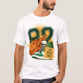 T - Shirt Basketball Sneakers Fashion