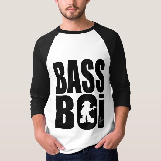 T - Shirt "Bass-Boi - wie Tief Sie gehen kann?" - (Vorderseite)