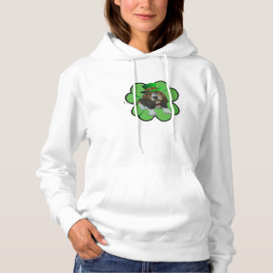 T - Shirt Basset Hound Happy St. Patrick's Clover