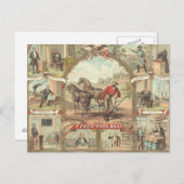 T-SHIRT Bauer Slogan Postkarte (Vorne/Hinten)