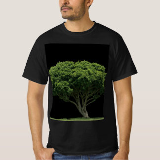 T-Shirt Baum Design halbe Ärmel
