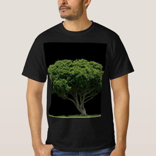 T-Shirt Baum Design halbe Ärmel (Vorderseite)