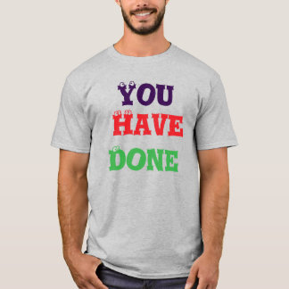 T - Shirt Baumwollbedruckte Gegenstände