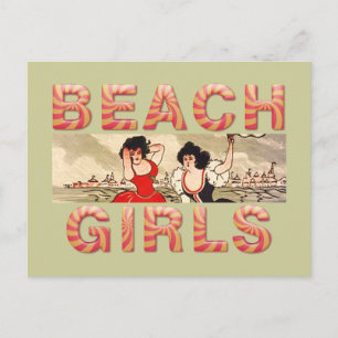 T-SHIRT Beach Girls regieren die Welt Postkarte