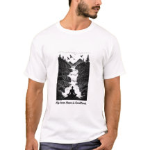 T-Shirt „Bedingter innerer Frieden“ | Minimalistis