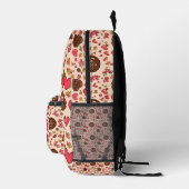 T - Shirt Bedruckter Rucksack (Rechts)